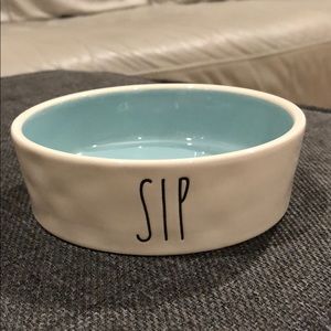 Rae Dunn SIP dog dish